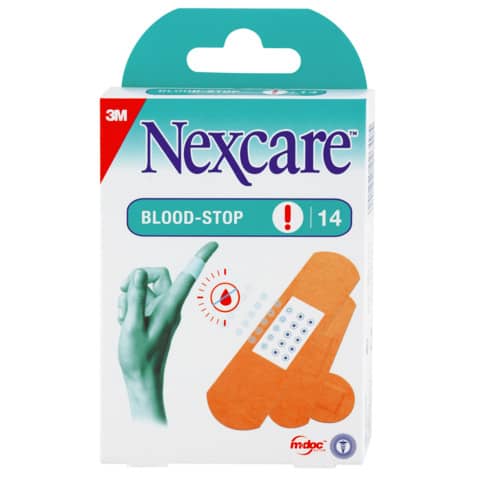 Cerotti Nexcare Blood Stop assortiti in 3 misure assortiti Conf. 14 cerotti - 7100301431